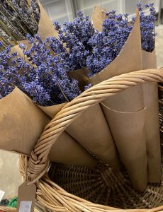 Dried Lavender at the shop